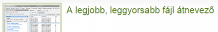 A legjobb, leggyorsabb fájl átnevező